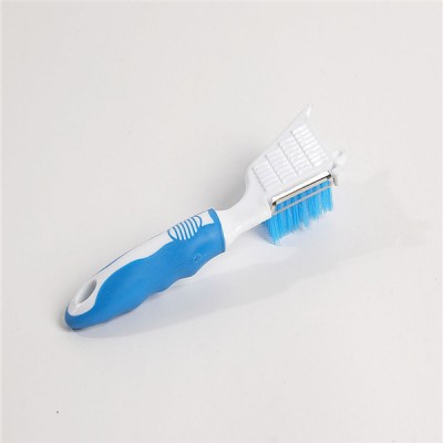 Blue Kitchen Tool Fruit Vegetable Peeler Brush